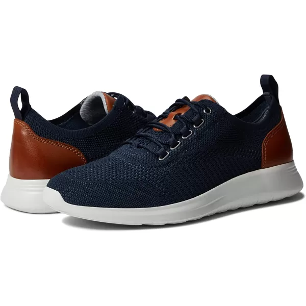 imageJohnston amp Murphy Mens Amherst UThroat Shoe nbspEVAnbspSolenbsp DualDensity Footbed Cushion nbspBreathable Casual ShoesNavy Knit