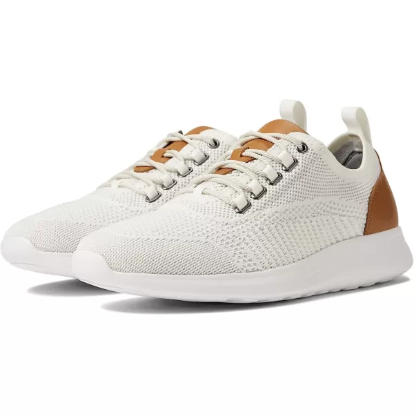 imageJohnston amp Murphy Mens Amherst UThroat Shoe nbspEVAnbspSolenbsp DualDensity Footbed Cushion nbspBreathable Casual ShoesOff White Knit