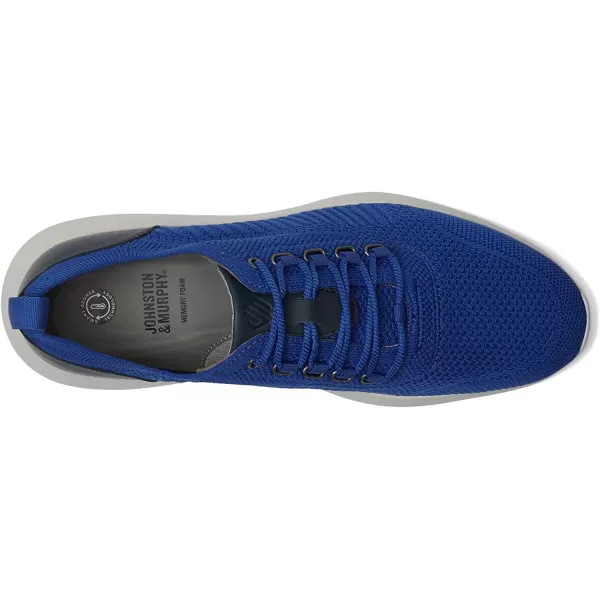 imageJohnston amp Murphy Mens Amherst UThroat Shoe nbspEVAnbspSolenbsp DualDensity Footbed Cushion nbspBreathable Casual ShoesRoyal Blue Knit