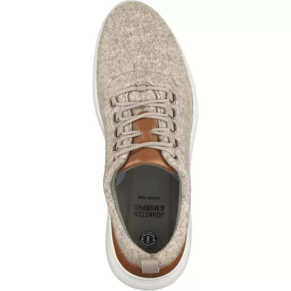 imageJohnston amp Murphy Mens Amherst UThroat Shoe nbspEVAnbspSolenbsp DualDensity Footbed Cushion nbspBreathable Casual ShoesTaupe Wool