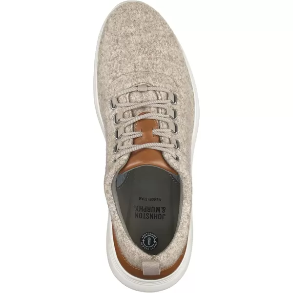imageJohnston amp Murphy Mens Amherst UThroat Shoe nbspEVAnbspSolenbsp DualDensity Footbed Cushion nbspBreathable Casual ShoesTaupe Wool