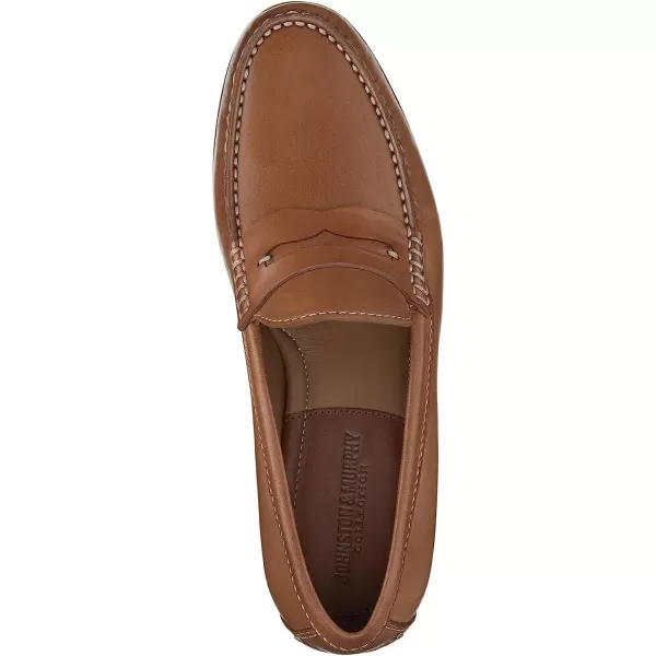 imageJohnston amp Murphy Mens Baldwin Penny Shoes  Mens Dress Shoes Leather Moccasin Shoes Dress Shoes for Men Durable Rubber Sole amp Cushioned Footbed Mens Penny LoafersCognac Sheepskin