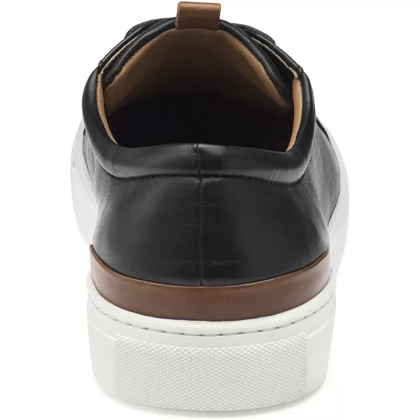 imageJohnston amp Murphy Mens Banks LacetoToe Shoe  Retro Style Sheepskin Lining nbspVachettanbspLeather Trim nbspTRUFOAMnbspFootbed  Rubber Cup SoleBlack Sheepskin