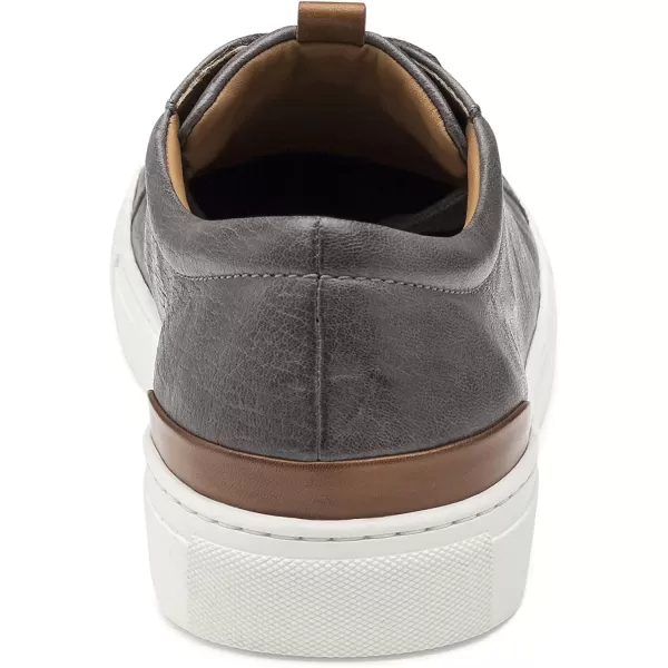 imageJohnston amp Murphy Mens Banks LacetoToe Shoe  Retro Style Sheepskin Lining nbspVachettanbspLeather Trim nbspTRUFOAMnbspFootbed  Rubber Cup SoleGray Italian Washed Sheepskin