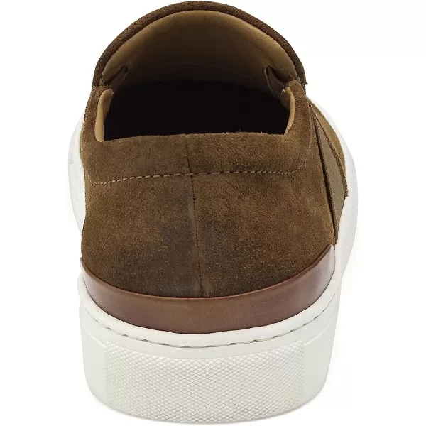 imageJohnston amp Murphy Mens Banks SlipOn Shoe  Retro Style Sheepskinnbsp Lining nbspVachettanbspLeather Trim nbspTRUFOAMnbspFootbed  Rubber Cup SoleTan Italian Suede