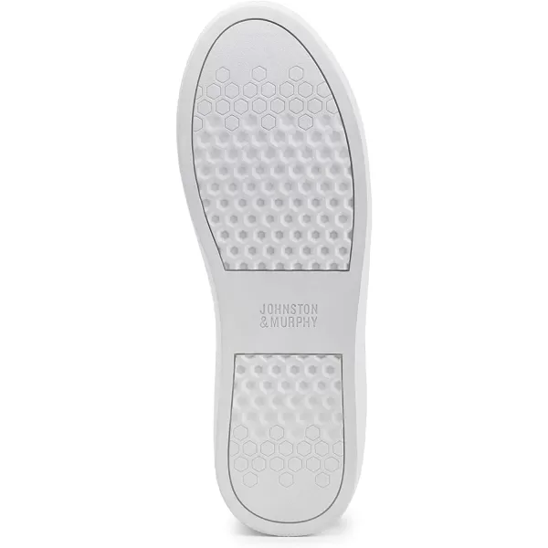 imageJohnston amp Murphy Mens Banks UThroat Shoes  Mens Walking Shoes Casual Shoes for Men Sneakers for Men Slip On Sneakers TRUFOAM Cushioned Footbed amp Rubber SoleWhite SuedeSheepskin