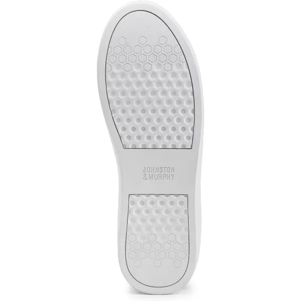 imageJohnston amp Murphy Mens Banks UThroat Shoes  Mens Walking Shoes Casual Shoes for Men Sneakers for Men Slip On Sneakers TRUFOAM Cushioned Footbed amp Rubber SoleWhite SuedeSheepskin