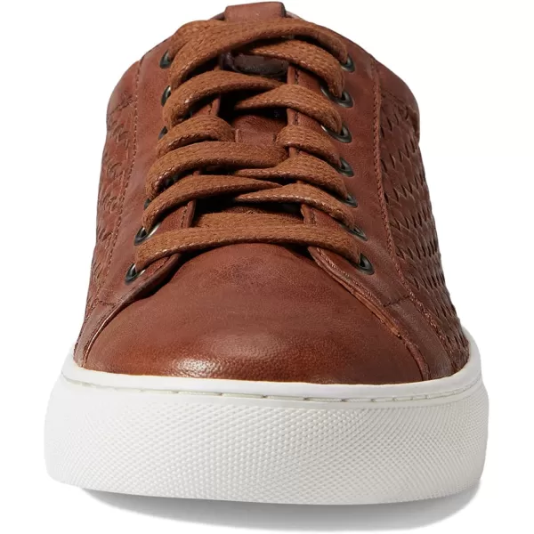 imageJohnston amp Murphy Mens Banks Woven LacetoToe Shoes  Mens Walking Shoes Casual Shoes for Men Sneakers for Men Slip On Sneakers TRUFOAM Cushioned Footbed amp Rubber SoleTan Italian Washed Sheepskin