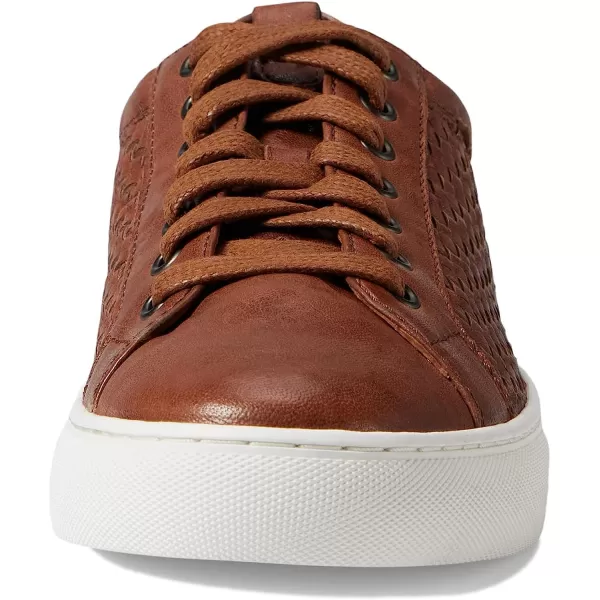 imageJohnston amp Murphy Mens Banks Woven LacetoToe Shoes  Mens Walking Shoes Casual Shoes for Men Sneakers for Men Slip On Sneakers TRUFOAM Cushioned Footbed amp Rubber SoleTan Italian Washed Sheepskin