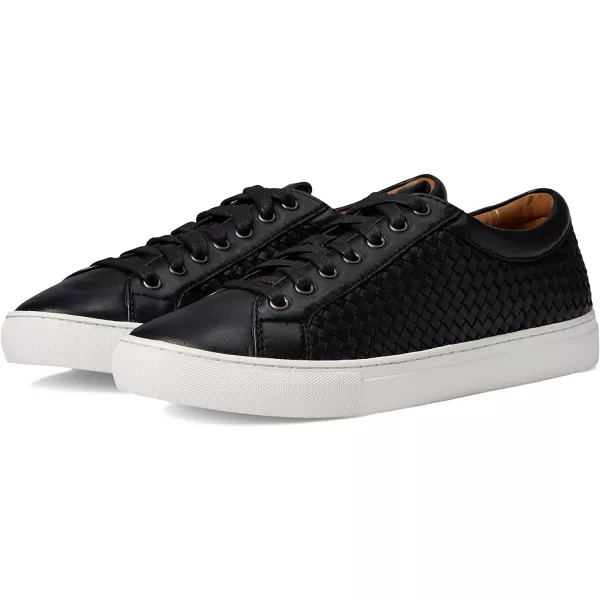 imageJohnston amp Murphy Mens Banks Woven LacetoToe Shoes  Mens Walking Shoes Casual Shoes for Men Sneakers for Men Slip On Sneakers TRUFOAM Cushioned Footbed amp Rubber SoleBlack Sheepskin