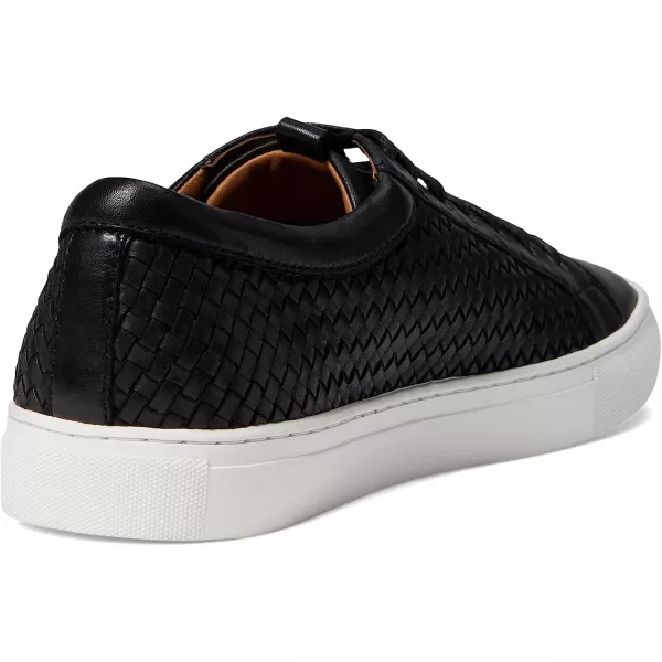 imageJohnston amp Murphy Mens Banks Woven LacetoToe Shoes  Mens Walking Shoes Casual Shoes for Men Sneakers for Men Slip On Sneakers TRUFOAM Cushioned Footbed amp Rubber SoleBlack Sheepskin
