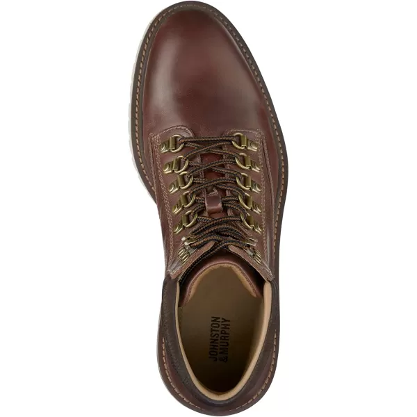 imageJohnston amp Murphy Mens Barrett Alpine Boot  Rugged FullGrain Leather or Suede  Advanced Cushioning  Tonal amp Contrast Laces  Superior ComfortMahogany Full Grain