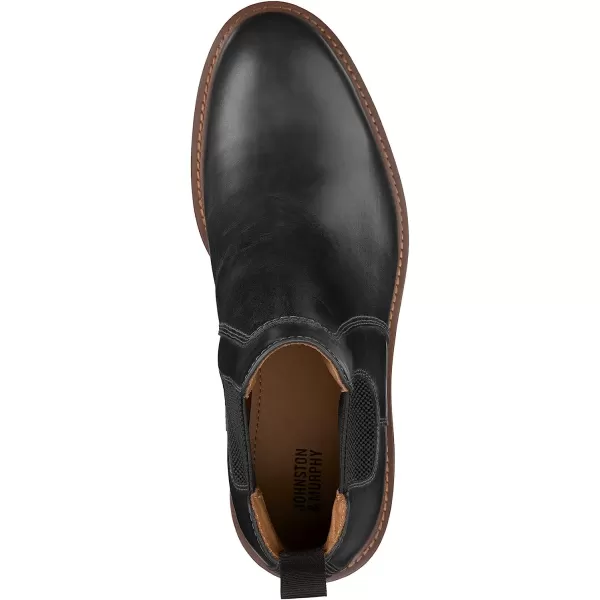 imageJohnston amp Murphy Mens Barrett Chelsea Boot  FullGrain Leather or Suede  Classic Design  Side Stretch Gores  Advanced Cushioning  Superior ComfortCharcoal Full Grain