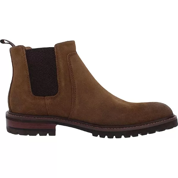 imageJohnston amp Murphy Mens Barrett Chelsea Boot  FullGrain Leather or Suede  Classic Design  Side Stretch Gores  Advanced Cushioning  Superior ComfortTan Oiled Suede