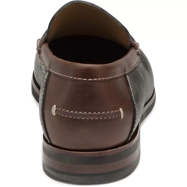 imageJohnston amp Murphy Mens Bolton Penny Loafers  Mens Dress Shoes Leather Moccasin Shoes Dress Shoes for Men Cushioned TRUFOAM Sole Mens Penny Loafers Business Casual ShoesDark BrownMahogany Full Grain