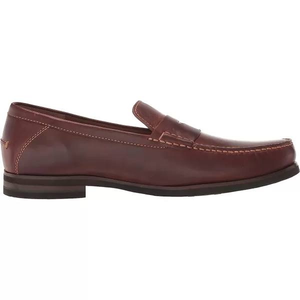 imageJohnston amp Murphy Mens Bolton Penny Loafers  Mens Dress Shoes Leather Moccasin Shoes Dress Shoes for Men Cushioned TRUFOAM Sole Mens Penny Loafers Business Casual ShoesMahogany Full Grain
