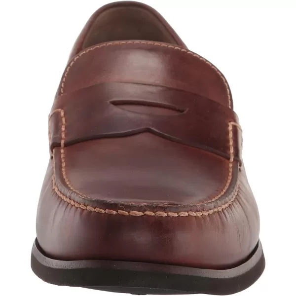 imageJohnston amp Murphy Mens Bolton Penny Loafers  Mens Dress Shoes Leather Moccasin Shoes Dress Shoes for Men Cushioned TRUFOAM Sole Mens Penny Loafers Business Casual ShoesMahogany Full Grain