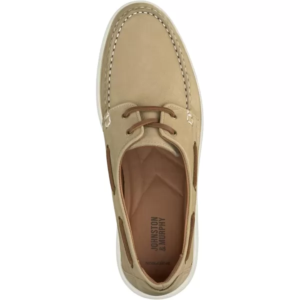 imageJohnston amp Murphy Mens Brannon TwoEye Tie Shoes  Mens Casual Shoes Penny Loafer Shoes Casual Shoes for Men Durable Rubber Sole amp Memory Foam Footbed Mens Penny LoafersBeige Nubuck