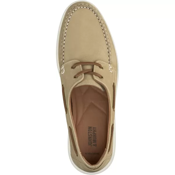imageJohnston amp Murphy Mens Brannon TwoEye Tie Shoes  Mens Casual Shoes Penny Loafer Shoes Casual Shoes for Men Durable Rubber Sole amp Memory Foam Footbed Mens Penny LoafersBeige Nubuck