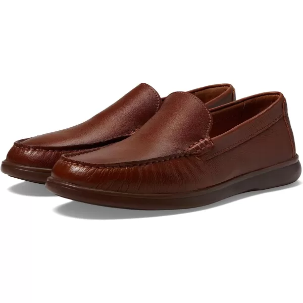 imageJohnston amp Murphy Mens Brannon Venetian Shoes  Mens Casual Shoes Penny Loafer Shoes Casual Shoes for Men Durable Rubber Sole amp Memory Foam Footbed Mens Penny LoafersTan Full Grain
