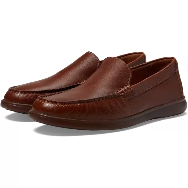 imageJohnston amp Murphy Mens Brannon Venetian Shoes  Mens Casual Shoes Penny Loafer Shoes Casual Shoes for Men Durable Rubber Sole amp Memory Foam Footbed Mens Penny LoafersTan Full Grain