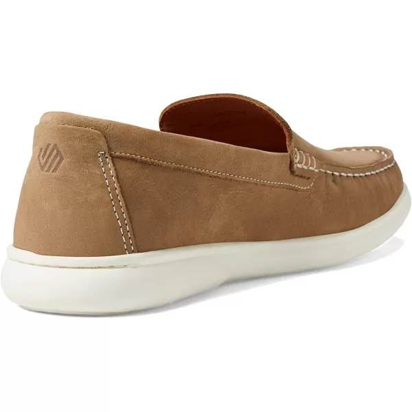 imageJohnston amp Murphy Mens Brannon Venetian Shoes  Mens Casual Shoes Penny Loafer Shoes Casual Shoes for Men Durable Rubber Sole amp Memory Foam Footbed Mens Penny LoafersTaupe Nubuck