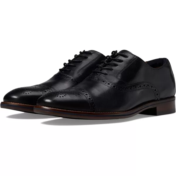 imageJohnston amp Murphy Mens Conard 20 Cap ToeBlack Full Grain
