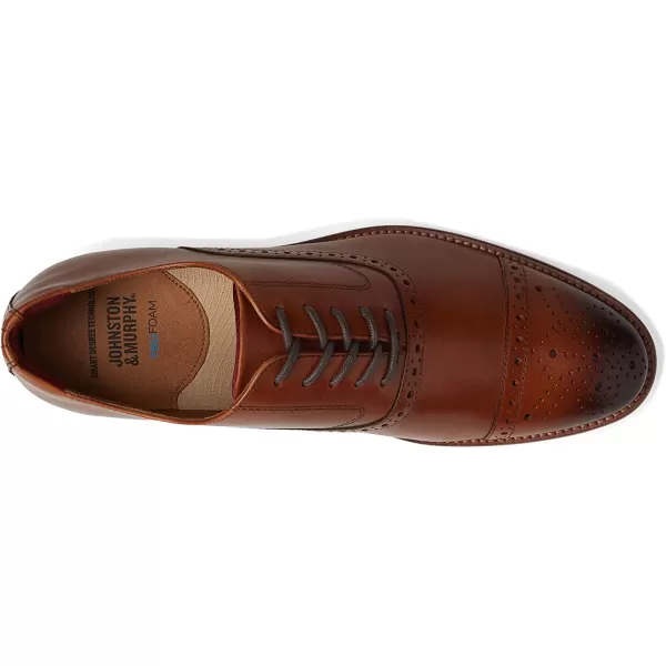 imageJohnston amp Murphy Mens Conard 20 Cap ToeTan Full Grain