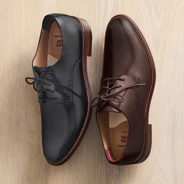 imageJohnston amp Murphy Mens Conard 20 Plain ToeMahogany Full Grain