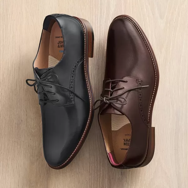 imageJohnston amp Murphy Mens Conard 20 Plain ToeMahogany Full Grain