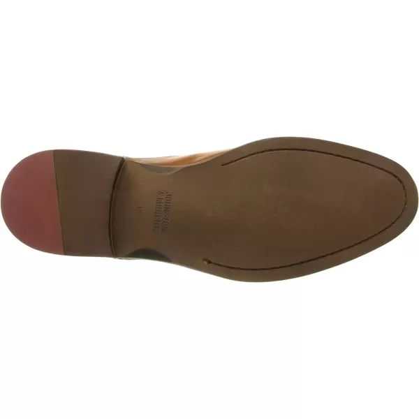 imageJohnston amp Murphy Mens Conard Cap ToeHandBurnished LeatherRubber SoleTan Italian Calfskin