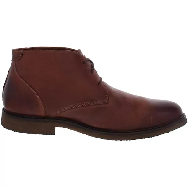 imageJohnston amp Murphy Mens Copeland Chukka Casual BootClassic DesignCrepe Rubber SoleMemoryFoam CushioningWaterResistantRed Brown Oiled Full Grain