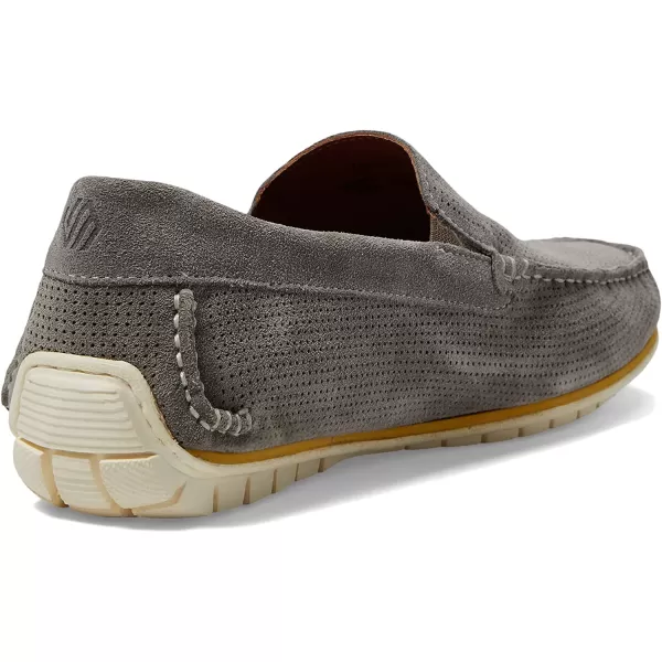 imageJohnston amp Murphy Mens Cort Venetian Shoe  Full Coverage Flexible EVA Sole  Removable Cushioned InsoleGray Perfed Nubuck