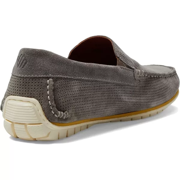 imageJohnston amp Murphy Mens Cort Venetian Shoe  Full Coverage Flexible EVA Sole  Removable Cushioned InsoleGray Perfed Nubuck