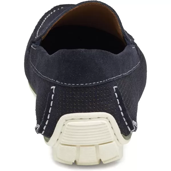 imageJohnston amp Murphy Mens Cort Venetian Shoe  Full Coverage Flexible EVA Sole  Removable Cushioned InsoleNavy Perfed Nubuck