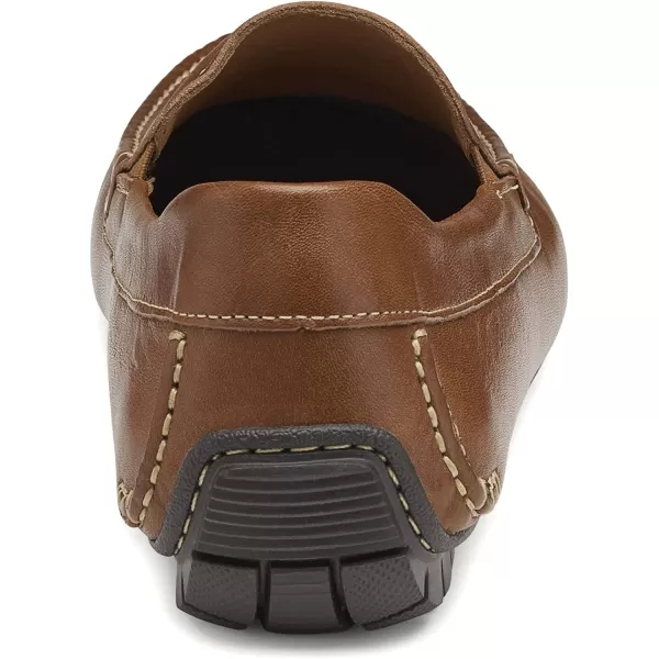 imageJohnston amp Murphy Mens Cort Venetian Shoe  Full Coverage Flexible EVA Sole  Removable Cushioned InsoleTan Full Grain