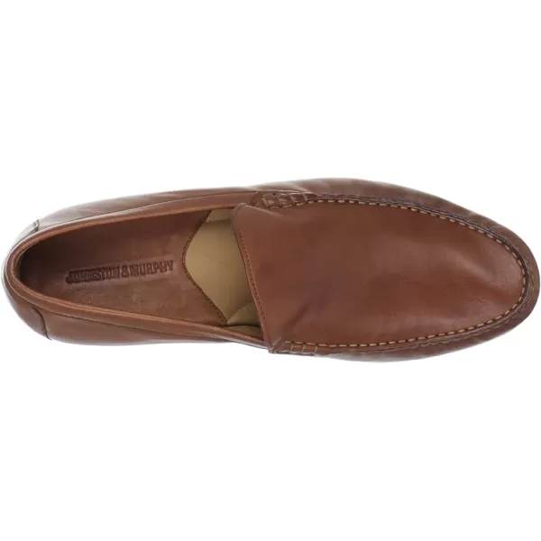 imageJohnston amp Murphy Mens Cresswell Venetian Shoe  Flexible Rubber Sole  Soft Leather Material  FoamCushioned InsoleCognac Sheepskin