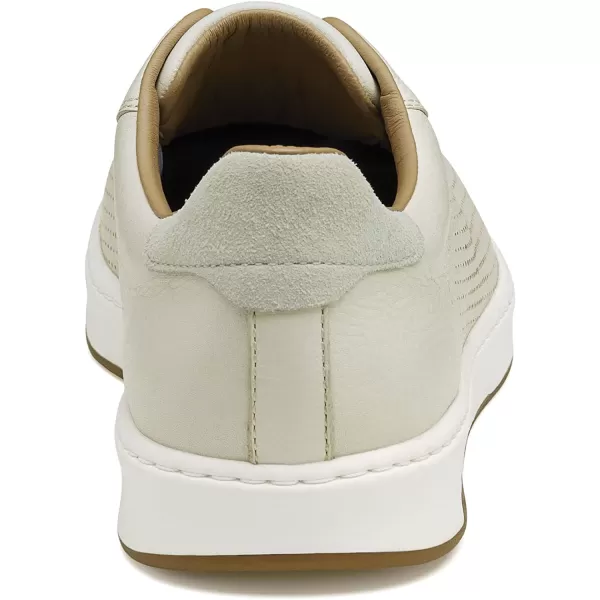 imageJohnston amp Murphy Mens Daxton UThroat Shoes  Mens Walking Shoes Casual Shoes for Men Sneakers for Men Casual Sneakers TRUFOAM Cushioned Footbed amp Rubber SoleWhite Full Grain