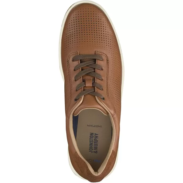 imageJohnston amp Murphy Mens Daxton UThroat Shoes  Mens Walking Shoes Casual Shoes for Men Sneakers for Men Casual Sneakers TRUFOAM Cushioned Footbed amp Rubber SoleTan Full Grain