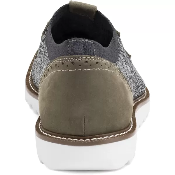imageJohnston amp Murphy Mens Duncan Knit Plain Toe Shoe  Mens Walking Shoes Casual Shoes for Men Mens Casual Shoes Flexible Knit Shoes for Men Cushioned EVA Insole amp Sawtooth EVA SoleGray Marbled KnitNubuck