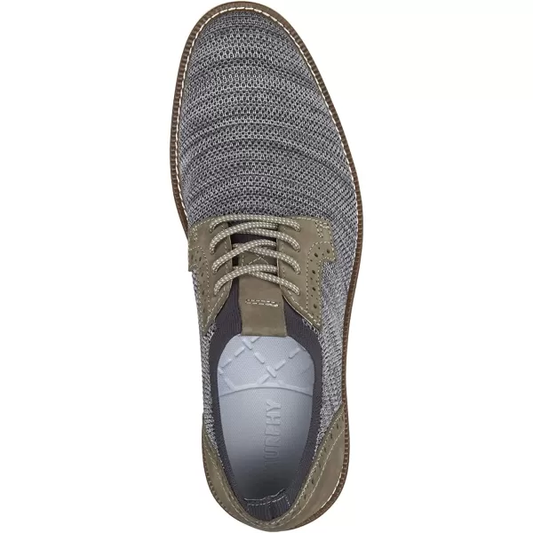 imageJohnston amp Murphy Mens Duncan Knit Plain Toe Shoe  Mens Walking Shoes Casual Shoes for Men Mens Casual Shoes Flexible Knit Shoes for Men Cushioned EVA Insole amp Sawtooth EVA SoleGray Marbled KnitNubuck