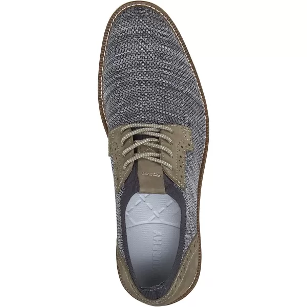 imageJohnston amp Murphy Mens Duncan Knit Plain Toe Shoe  Mens Walking Shoes Casual Shoes for Men Mens Casual Shoes Flexible Knit Shoes for Men Cushioned EVA Insole amp Sawtooth EVA SoleGray Marbled KnitNubuck
