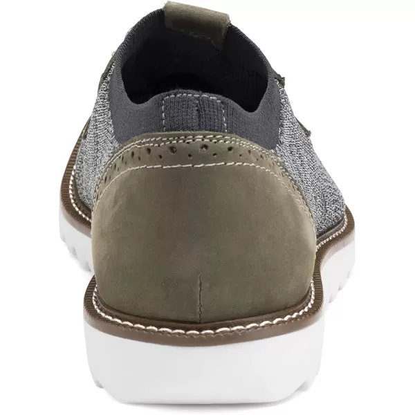 imageJohnston amp Murphy Mens Duncan Knit Plain Toe Shoe  Mens Walking Shoes Casual Shoes for Men Mens Casual Shoes Flexible Knit Shoes for Men Cushioned EVA Insole amp Sawtooth EVA SoleGray Marbled KnitNubuck