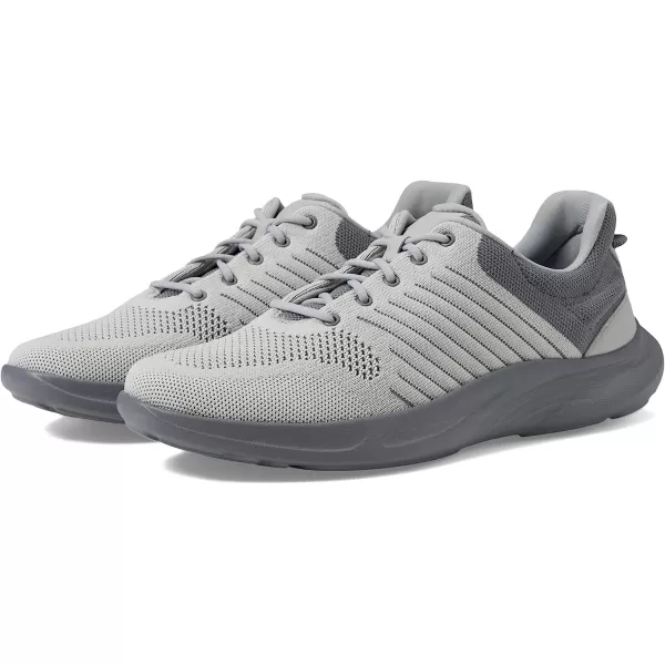 imageJohnston amp Murphy Mens Escape Knit UThroat Shoes  Mens Walking Shoes Casual Shoes for Men Sneakers for Men Lace Sneakers EVA Cushioned Footbed amp EVA SoleLight Gray Knit