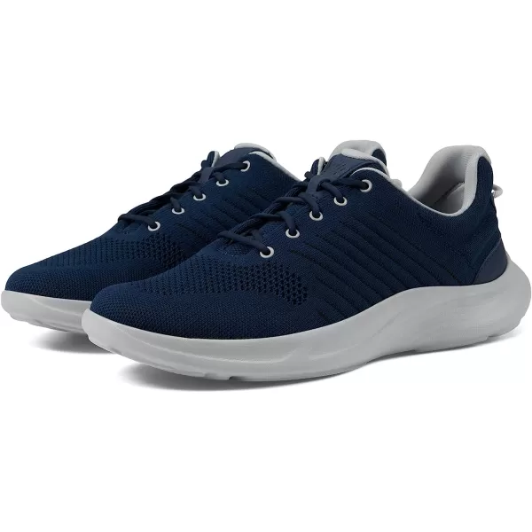 imageJohnston amp Murphy Mens Escape Knit UThroat Shoes  Mens Walking Shoes Casual Shoes for Men Sneakers for Men Lace Sneakers EVA Cushioned Footbed amp EVA SoleNavy Knit