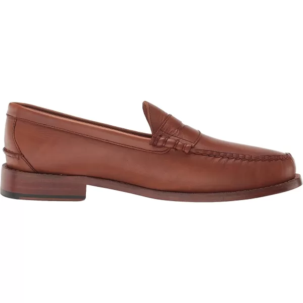 imageJohnston amp Murphy Mens Halstead Penny Loafers  Mens Dress Shoes Leather Moccasin Shoes Dress Shoes for Men Cushioned Footbed amp Leather Sole Mens Penny Loafers Business Casual ShoesTan Full Grain