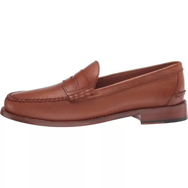 imageJohnston amp Murphy Mens Halstead Penny Loafers  Mens Dress Shoes Leather Moccasin Shoes Dress Shoes for Men Cushioned Footbed amp Leather Sole Mens Penny Loafers Business Casual ShoesTan Full Grain