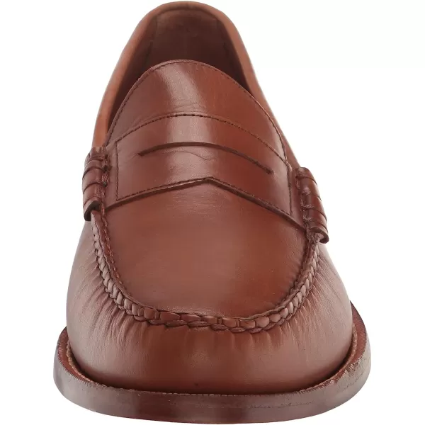 imageJohnston amp Murphy Mens Halstead Penny Loafers  Mens Dress Shoes Leather Moccasin Shoes Dress Shoes for Men Cushioned Footbed amp Leather Sole Mens Penny Loafers Business Casual ShoesTan Full Grain