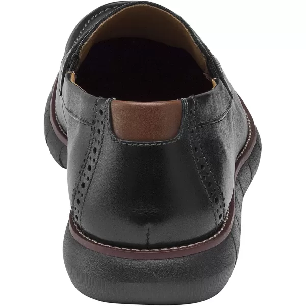 imageJohnston amp Murphy Mens Holden Plain Toe Shoe  Classic Shoe for Men  Genuine Leather  Lightweight Support amp Cushion  ShockAbsorbing Flexible EVA SolenbspBlack Full GrainBlack Sole