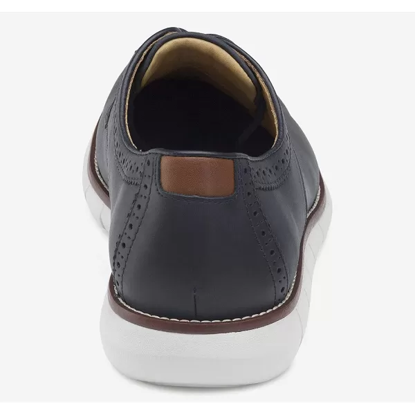 imageJohnston amp Murphy Mens Holden Plain Toe ShoeNavy Oiled Full Grain